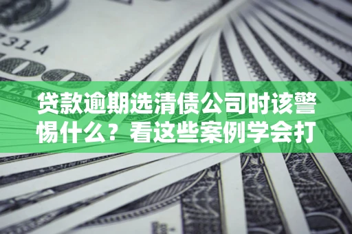 济南贷款逾期选清债公司时该警惕什么？看这些案例学会打翻身仗
