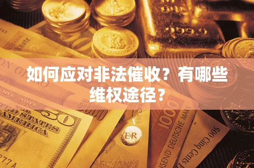 济南如何应对非法催收？有哪些维权途径？