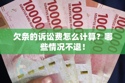 济南欠条的诉讼费怎么计算?哪些情况不退! 济南欠条的诉讼费怎么计算?哪些情况不退!