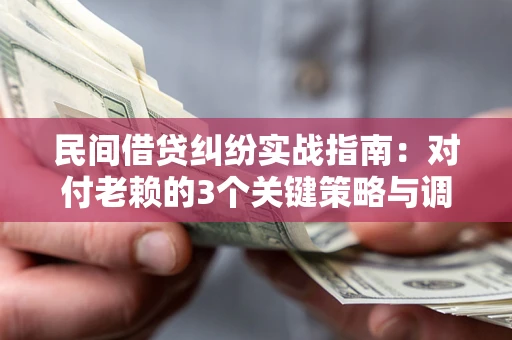 济南民间借贷纠纷实战指南：对付老赖的3个关键策略与调解盲区解析