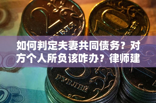 济南如何判定夫妻共同债务？对方个人所负该咋办？律师建议
