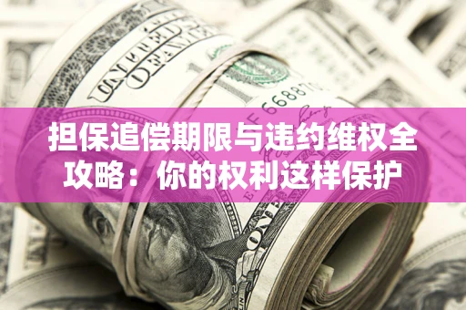 济南担保追偿期限与违约维权全攻略：你的权利这样保护